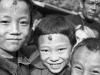 kids with tika, kathmandu